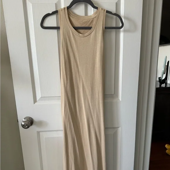 GAP MIDI Dress, XS, Beige, Round Neck, NWOT - Picture 1 of 8